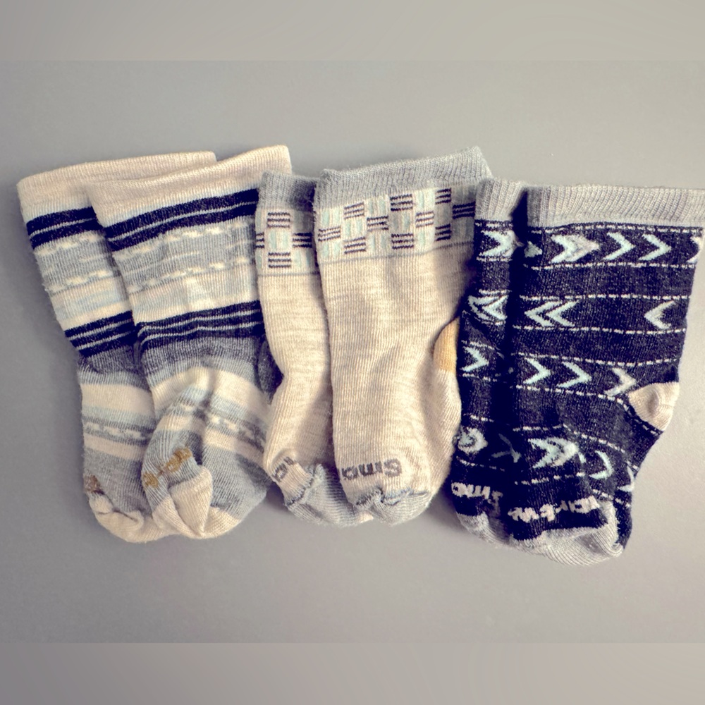 Smartwool baby sock trio
